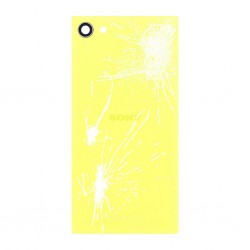 [Réparation] Vitre Arrière ORIGINALE Jaune - SONY Xperia Z5 Compact - E5803 / E5823