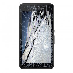 [Réparation] Bloc Avant ORIGINAL Noir - SONY Xperia E4g – E2003 / E2006 / E2033 / E2043 / E2053 à Caen