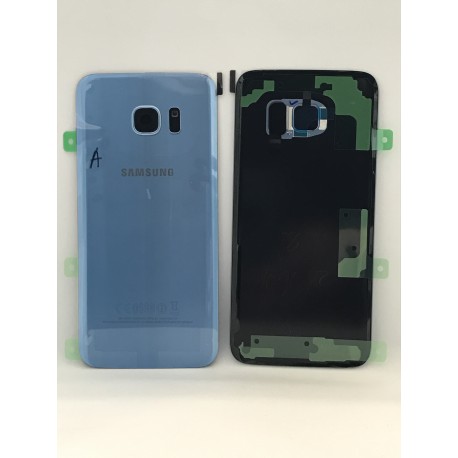 Vitre Arrière ORIGINALE Bleu Corail - SAMSUNG Galaxy S7 Edge - G935F