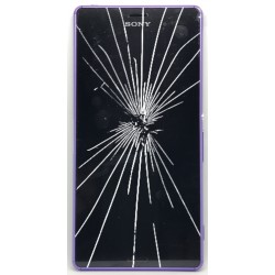 [Réparation] Bloc Avant ORIGINAL Violet - SONY Xperia Z3 - D6603 / D6643 / D6653 à Caen