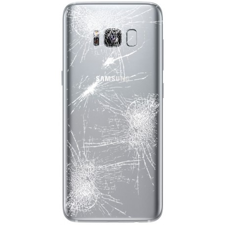 [Réparation] Vitre Arrière ORIGINALE Argent Polaire - SAMSUNG Galaxy S8+ - SM-G955F
