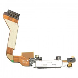 Connecteur de Charge / Micro Blanc - iPhone 4