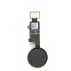 Nappe de bouton HOME Noir de Jais Complète + Touch ID ORIGINAL - iPhone 7 / 7 Plus