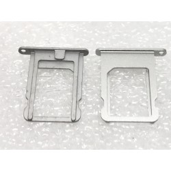 Tiroir de carte sim ORIGINAL - iPhone 5 Blanc & Argenté