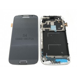 Bloc Avant ORIGINAL Noir / Bleu - SAMSUNG Galaxy S4 LTE - i9506