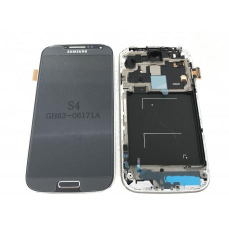Bloc Avant ORIGINAL Noir / Bleu - SAMSUNG Galaxy S4 LTE - i9506