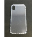 Coque silicone transparente renforcée pour iPhone X ou iPhone XS