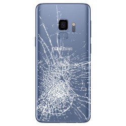 [Réparation] Vitre Arrière ORIGINALE Bleue Corail - SAMSUNG Galaxy S9 / SM-G960F à Caen