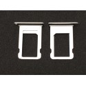 Tiroir de carte sim ORIGINAL - iPhone 8 Argent