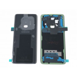 Vitre Arrière ORIGINALE Noire Carbone - SAMSUNG Galaxy S9 / SM-G960F