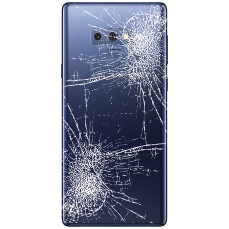 [Réparation] Vitre Arrière ORIGINALE Bleu Cobalt - SAMSUNG Galaxy Note9 / SM-N960F/DS