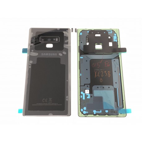 Vitre Arrière ORIGINALE Noir Profond pour SAMSUNG Galaxy Note9 - N960F - Présentation avant / arrière