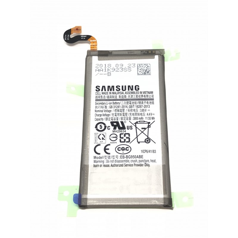 Duotipa Batterie de rechange EB-BG950ABE compatible avec Samsung Galaxy S8 SM-G950 G950F avec outils 