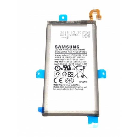 Batterie ORIGINALE EB-BJ805ABE - SAMSUNG Galaxy A6+ 2018 / SM-A605FN/DS - Face avant