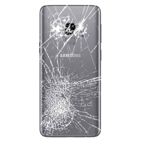 [Réparation] Vitre Arrière ORIGINALE Gris Titane - SAMSUNG Galaxy S9 / SM-G960F - Simple SIM