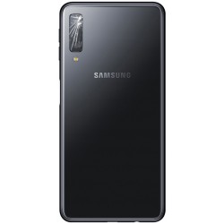 [Réparation] Vitre de caméra arrière ORIGINALE Noire pour SAMSUNG Galaxy A7 2018 - A750F à Caen