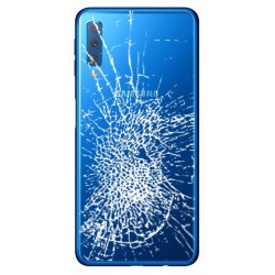 [Réparation] Vitre arrière ORIGINALE Bleue pour SAMSUNG Galaxy A7 2018 DUOS - A750F à Caen