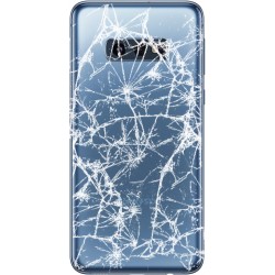[Réparation] Vitre arrière ORIGINALE Bleu Prisme pour SAMSUNG Galaxy S10e - G970F à Caen