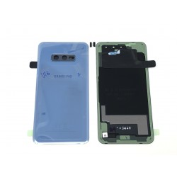 Vitre arrière ORIGINALE Bleu Prisme pour SAMSUNG Galaxy S10e - G970F - Présentation avant / arrière
