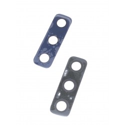 Vitre de caméra arrière ORIGINALE Bleue pour SAMSUNG Galaxy A7 2018 - A750F - Présentation avant / arrière