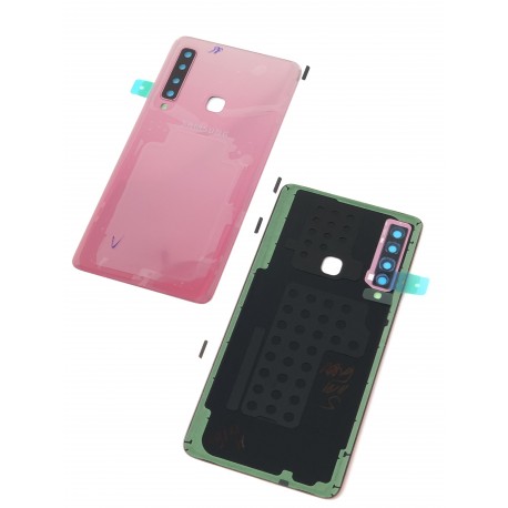 Vitre arrière ORIGINALE Rose pour SAMSUNG Galaxy A9 2018 double sim - A920F - Présentation avant / arrière