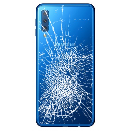 [Réparation] Vitre arrière ORIGINALE Bleue pour SAMSUNG Galaxy A7 2018 - A750F