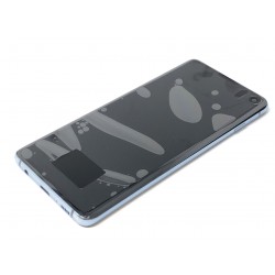 Bloc écran complet ORIGINAL Bleu Prisme pour SAMSUNG Galaxy S10 - G973F - Présentation avant