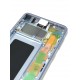 Bloc écran complet ORIGINAL Bleu Prisme pour SAMSUNG Galaxy S10 - G973F - Présentation arrière haut