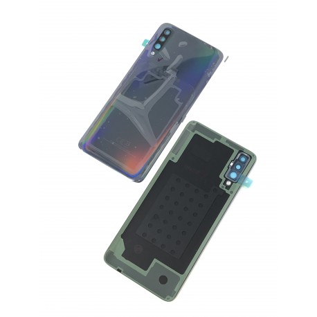 Vitre arrière ORIGINALE Noire pour SAMSUNG Galaxy A70 - A705F - Présentation avant / arrière