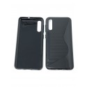 Coque silicone S-Line noire pour SAMSUNG Galaxy A50 - A505F
