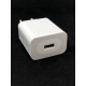 Pack complet chargeur secteur 22.5W et câble USB Type-C ORIGINAL Blanc de HUAWEI - Présentation du chargeur SuperCharge côté USB