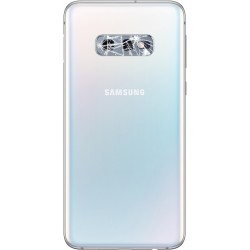 [Réparation] Vitre de caméra arrière ORIGINALE Argent pour SAMSUNG Galaxy S10e - G970F à Caen
