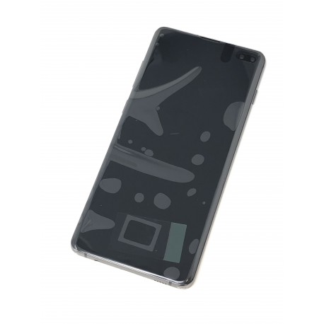 Bloc écran complet ORIGINAL Noir Prisme pour SAMSUNG Galaxy S10+ - G975F - Présentation avant