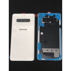 Vitre arrière ORIGINALE Blanche Céramique pour SAMSUNG Galaxy S10+ - G975F - Présentation avant / arrière