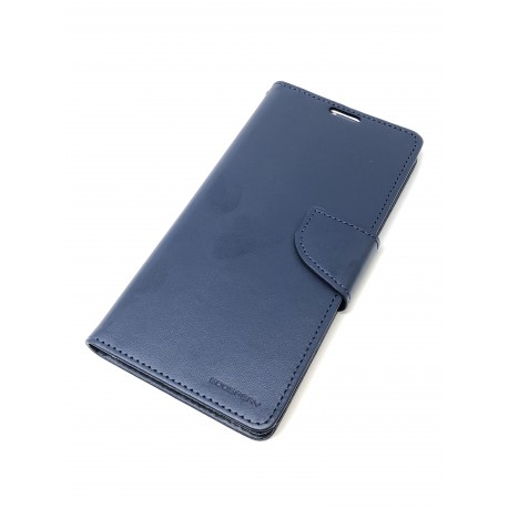 Housse de Protection Bravo Diary Bleue Navy pour SAMSUNG Galaxy A50 - A505F - Présentation avant