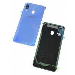 Vitre arrière ORIGINALE Bleue pour SAMSUNG Galaxy A40 - A405F