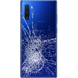 [Réparation] Vitre arrière ORIGINALE Bleue pour SAMSUNG Galaxy Note10+ - N975F à Caen