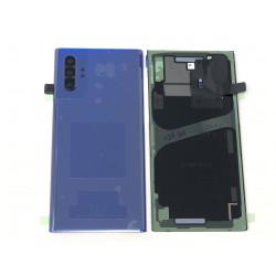 Vitre arrière ORIGINALE Bleue pour SAMSUNG Galaxy Note10+ - N975F