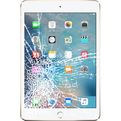 [Réparation] Vitre tactile de qualité originale blanche avec adhésifs pour iPad 5 - A1822 - A1823 à Caen