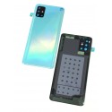 Vitre arrière ORIGINALE Bleu Prismatique pour SAMSUNG Galaxy A51 - A515F