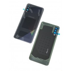 Vitre arrière ORIGINALE Noir Prisme Crush pour SAMSUNG Galaxy A30s - A307F - Présentation avant / arrière