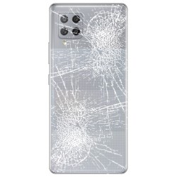[Réparation] Vitre arrière ORIGINALE Gris Prismatique pour SAMSUNG Galaxy A42 5G - A426B à Caen