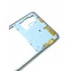 Châssis intermédiaire ORIGINAL avec contour Bleu Prismatique pour SAMSUNG Galaxy A71 - A715F - Présentation extérieure haut
