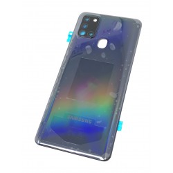 Vitre arrière ORIGINALE Noir Prismatique pour SAMSUNG Galaxy A21s - A217F - Présentation avant