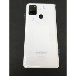 Vitre arrière ORIGINALE Blanc Prismatique pour SAMSUNG Galaxy A21s - A217F