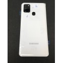 Vitre arrière ORIGINALE Blanc Prismatique pour SAMSUNG Galaxy A21s - A217F