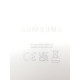 Vitre arrière ORIGINALE Blanche pour SAMSUNG Galaxy A54 5G - A546B - Présentation de la sérigraphie