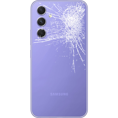 [Réparation] Vitre arrière ORIGINALE Violet / Lavande pour SAMSUNG Galaxy A54 5G - A546B à Caen