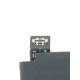 Batterie ORIGINALE HQ-50S pour SAMSUNG Galaxy A02s - A025F - Présentation dessous du connecteur