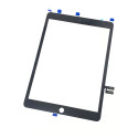 Vitre tactile de qualité supérieure Noire avec adhésifs pour iPad 7 ou iPad 8